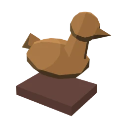 Carved duck