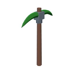 Verdite pickaxe